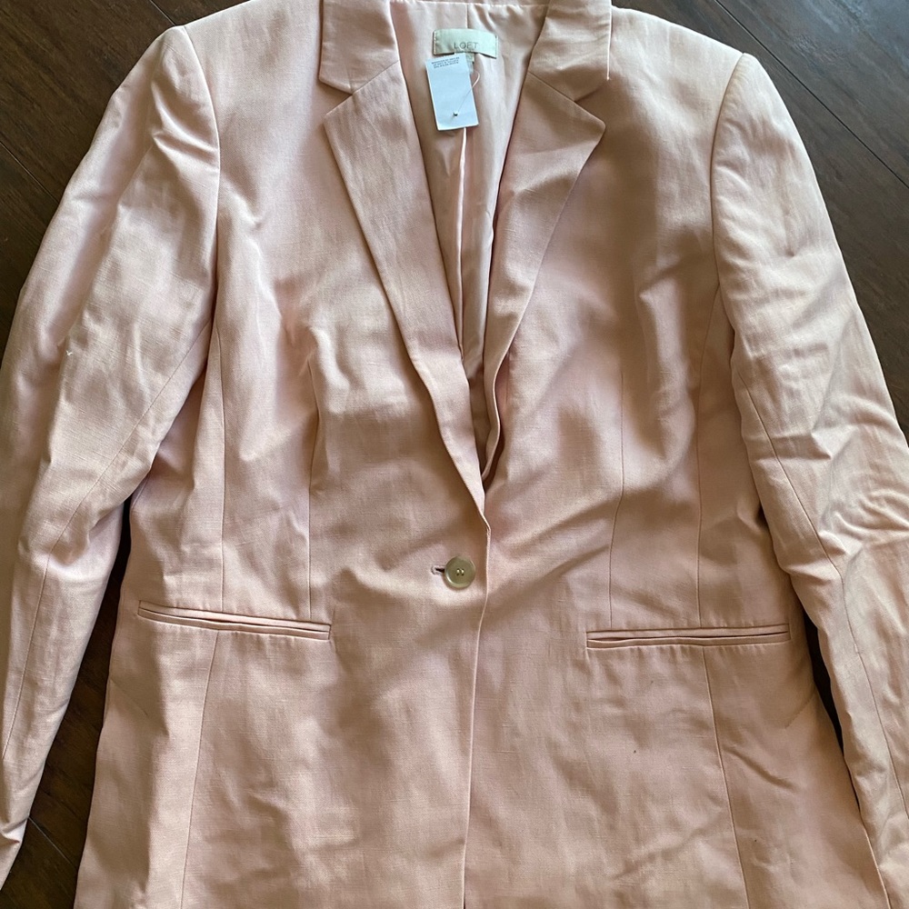 Loft pink blazer.